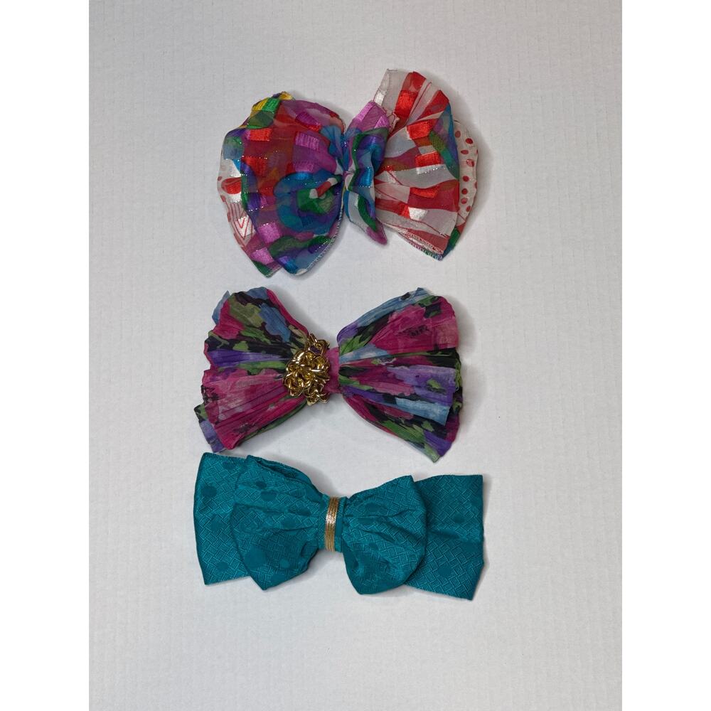 Vintage Kerri Kahn New York Hair accessories & 2 others hand made, bundle of 3 - Picture 13 of 16